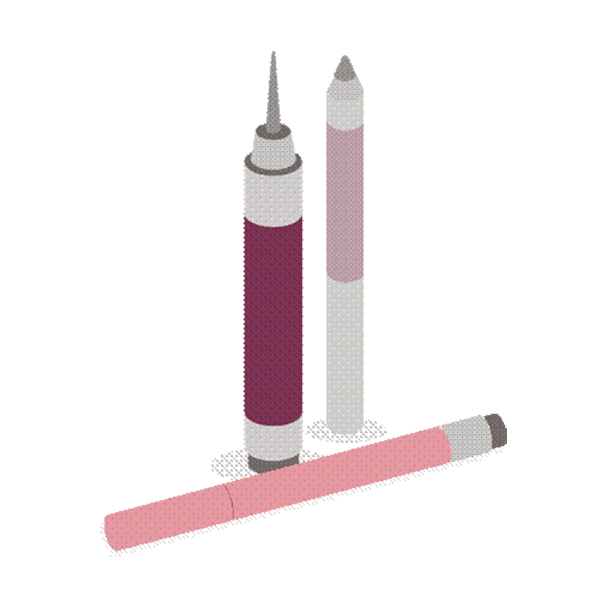 Етикете за паковање козметичких оловака и оловака
